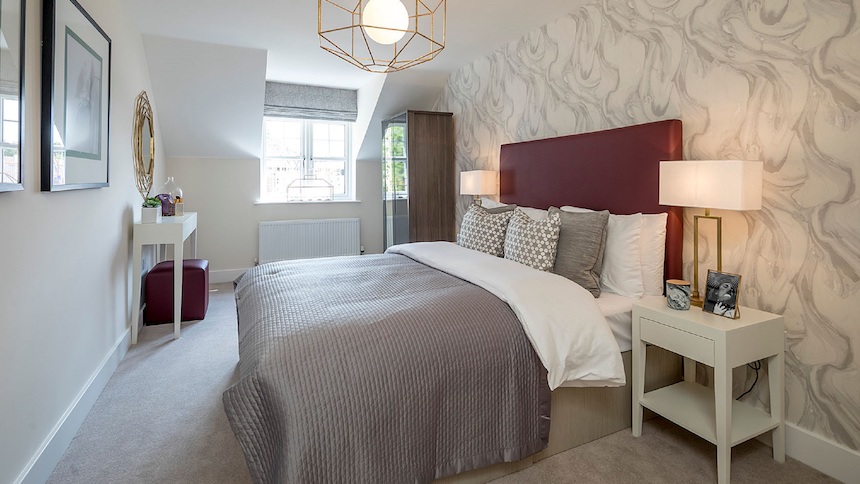 Second bedroom at the Summerswood show home